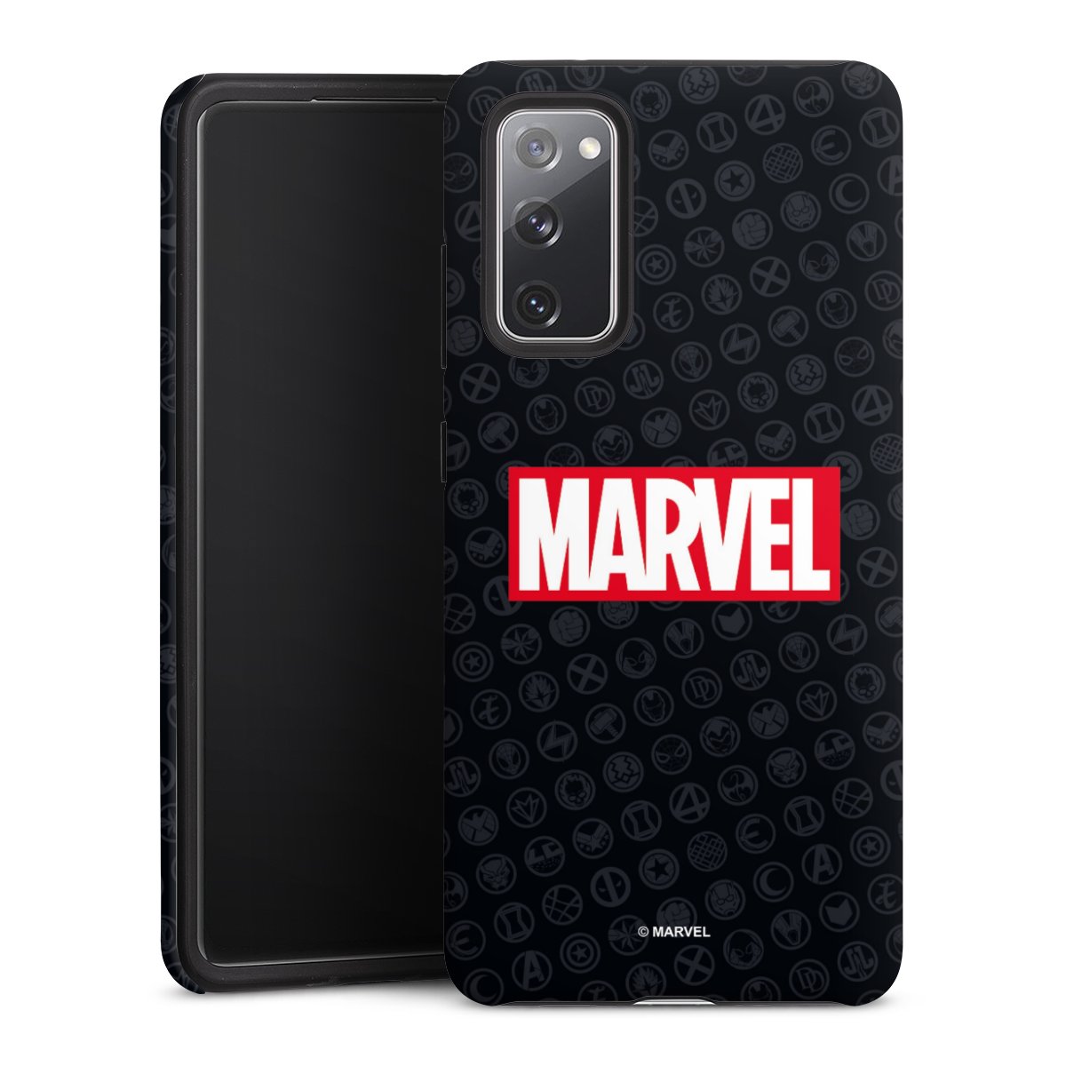 Marvel Logo Black Red 