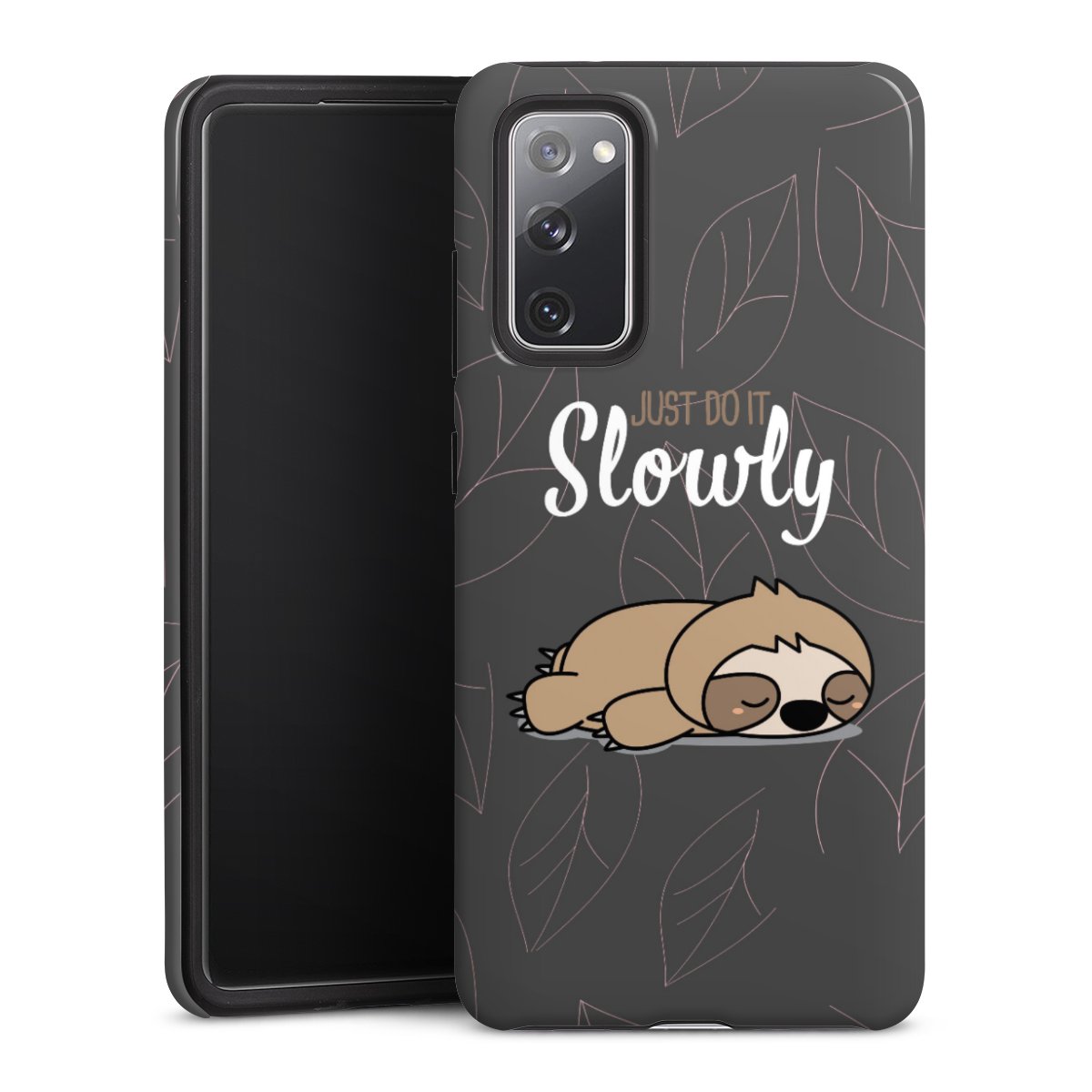 Just Do It Slowly Sloth Grey