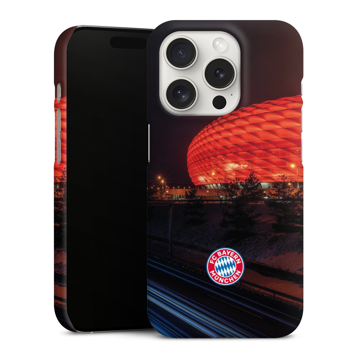 Allianz Arena bei Nacht FCB