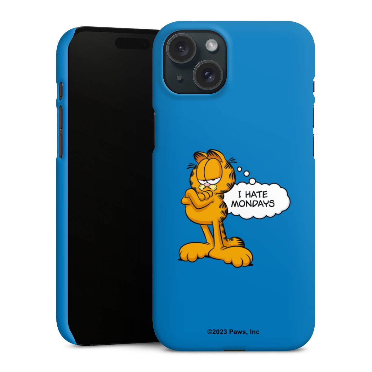 Garfield Ik haat maandagen blauw