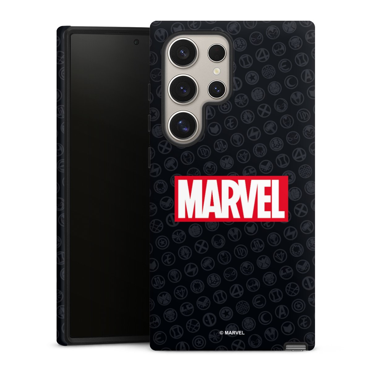 Marvel Logo Black Red 