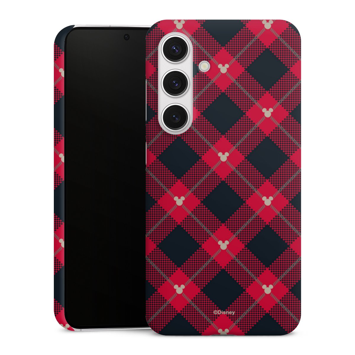 Motif de Noël Mickey rouge