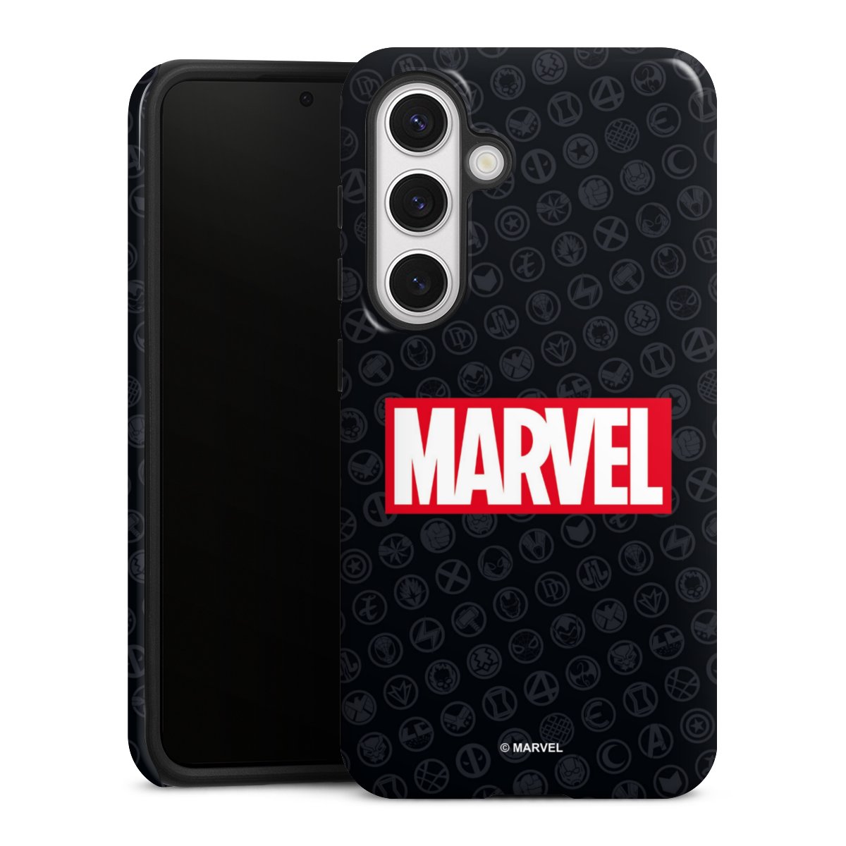 Marvel Logo Black Red 