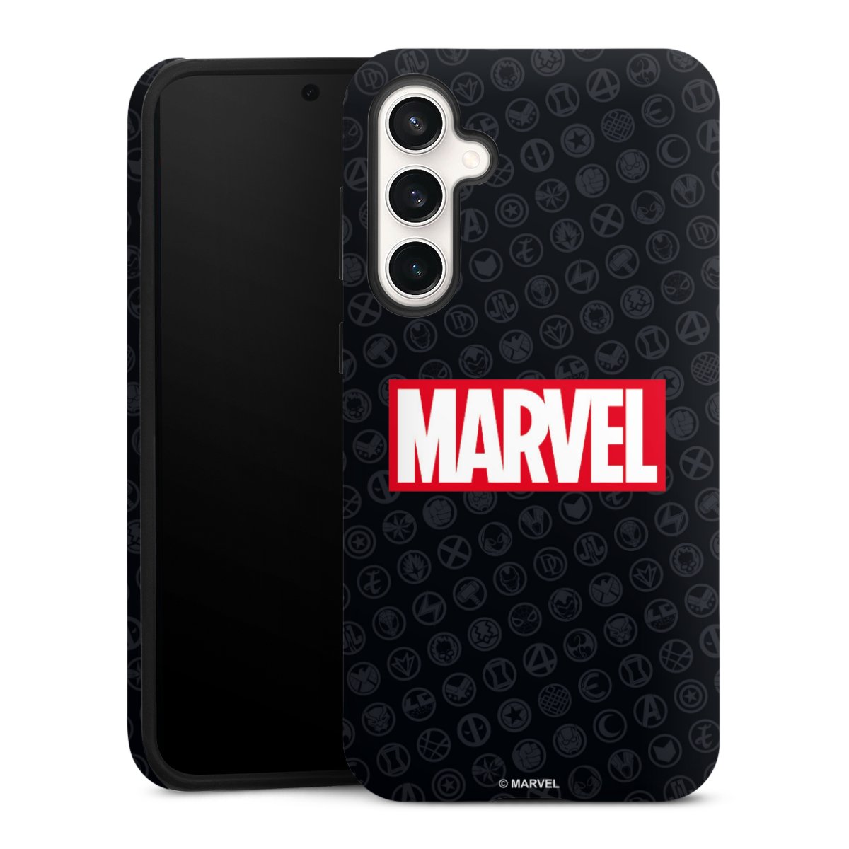 Marvel Logo Black Red 