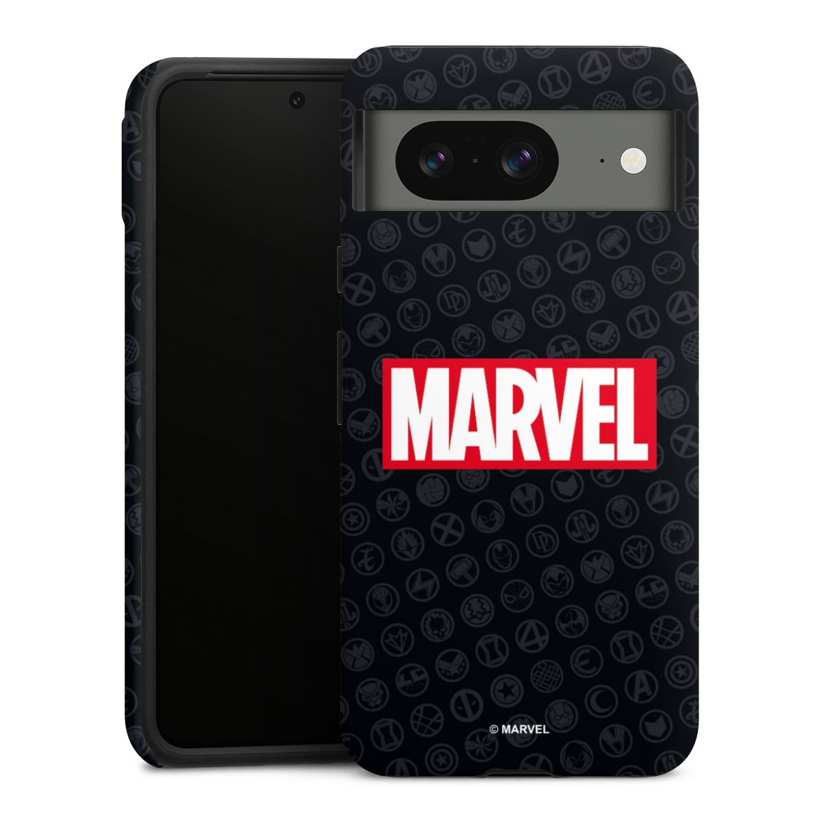 Marvel Logo Black Red 