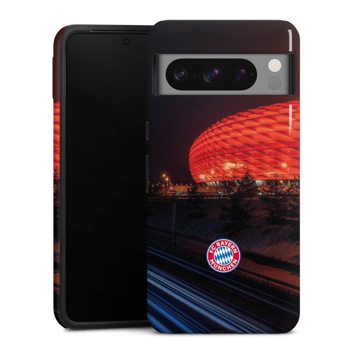Allianz Arena bei Nacht FCB