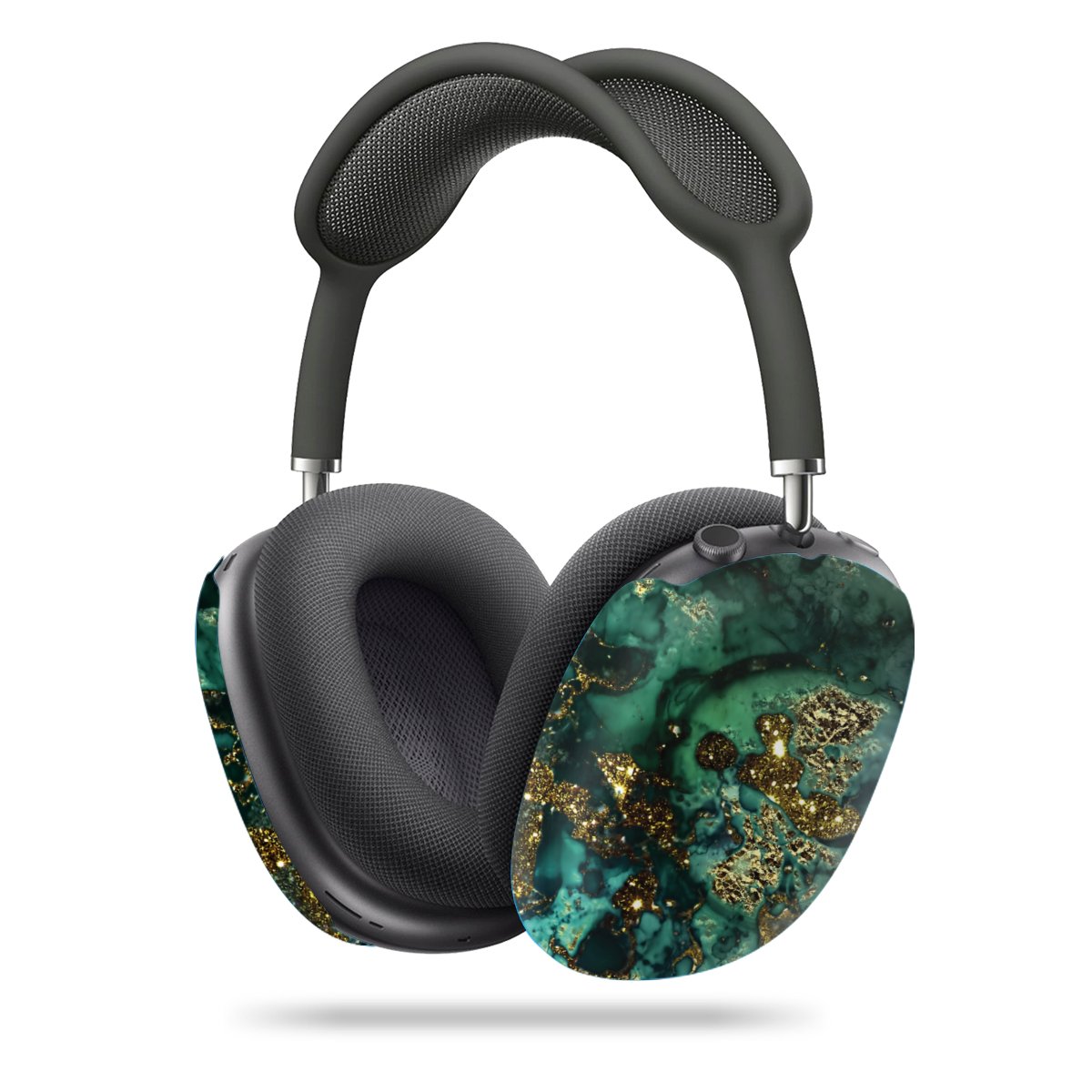 Aspetto marmorizzato ciano glitterato