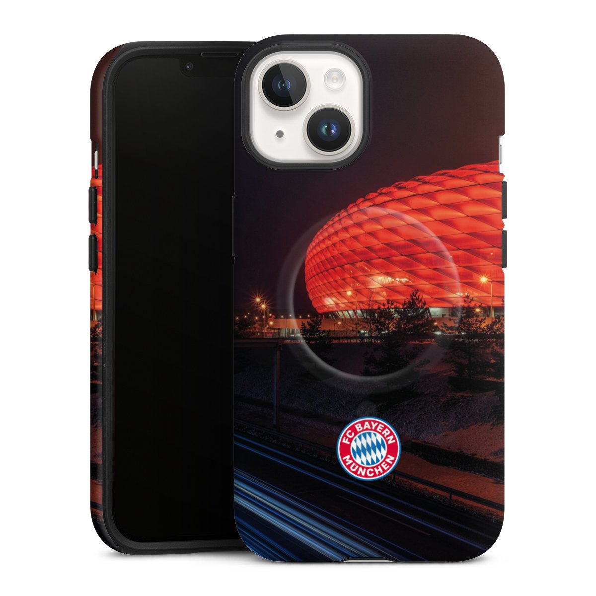 Allianz Arena bei Nacht FCB