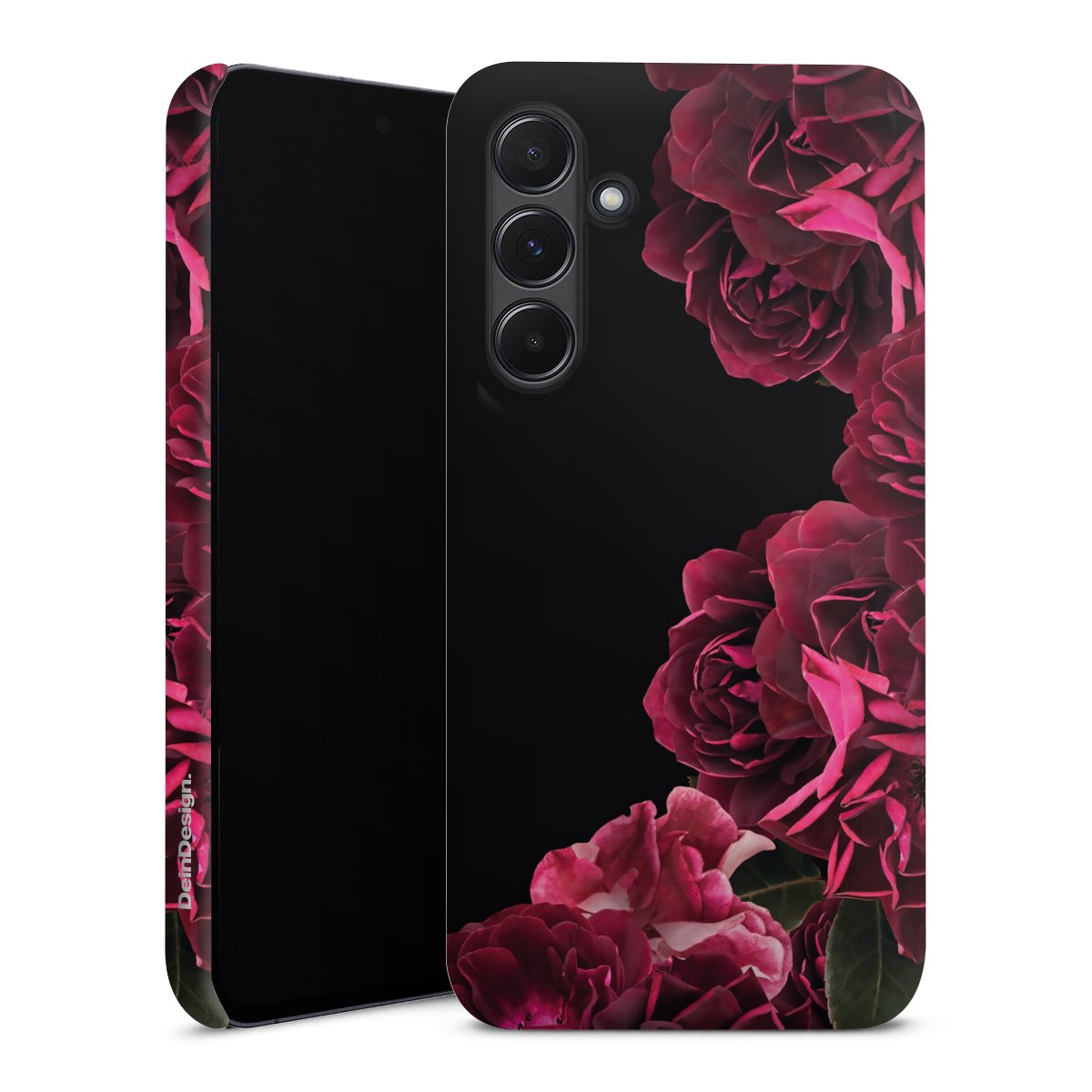 Rose vintage su nero