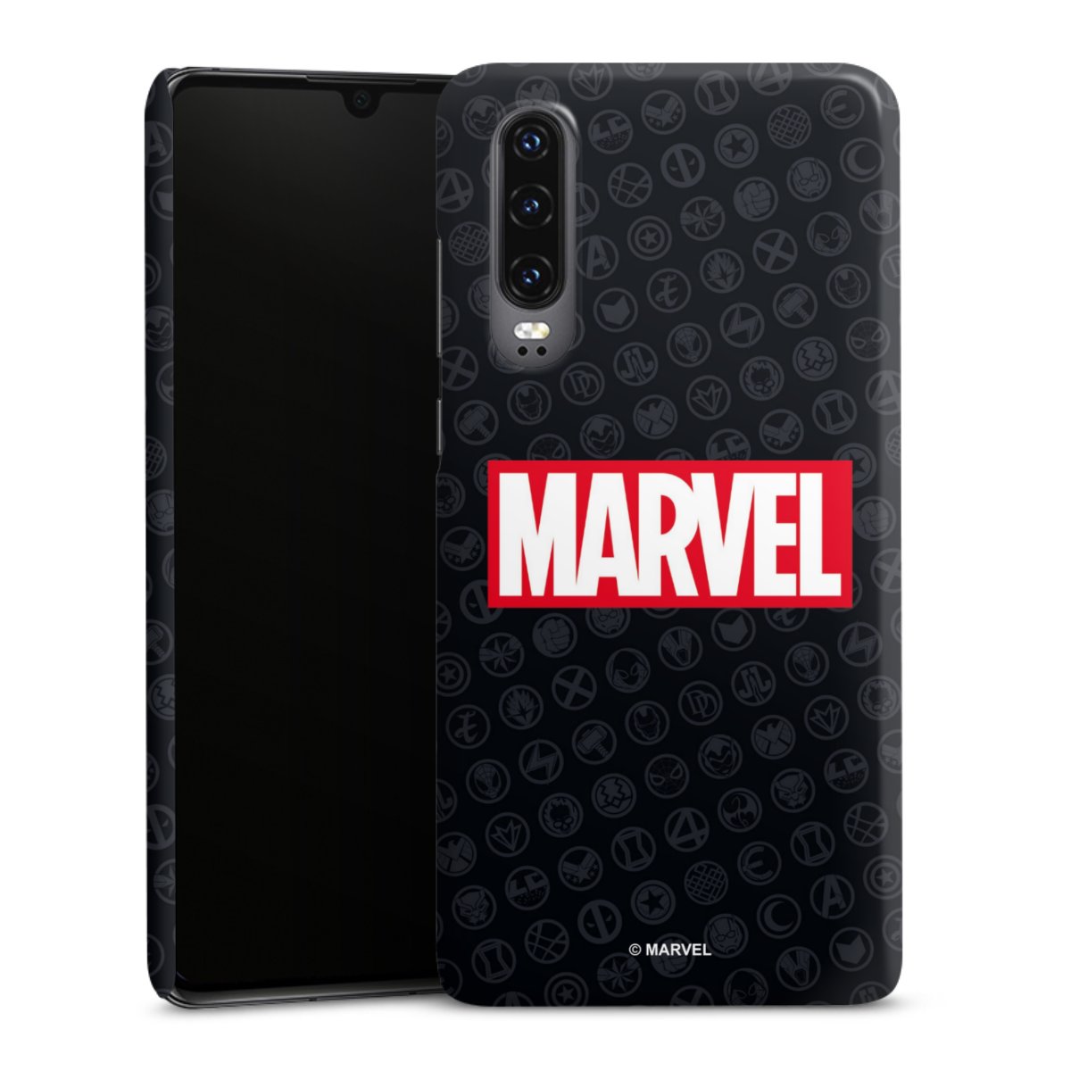 Marvel Logo Zwart Rood