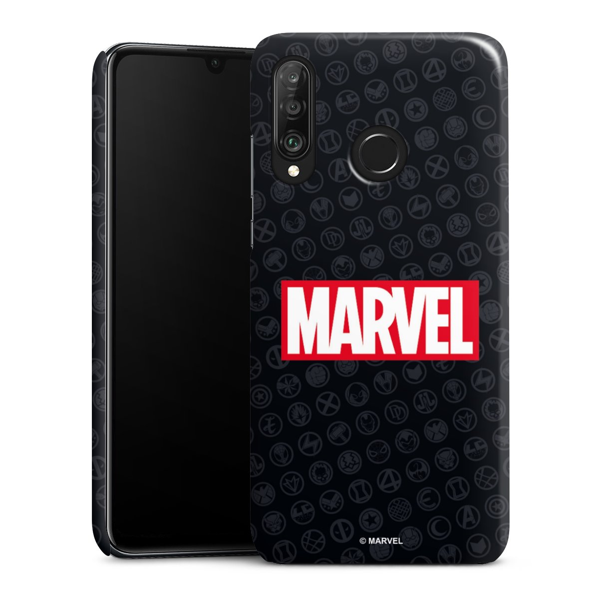 Marvel Logo Black Red 