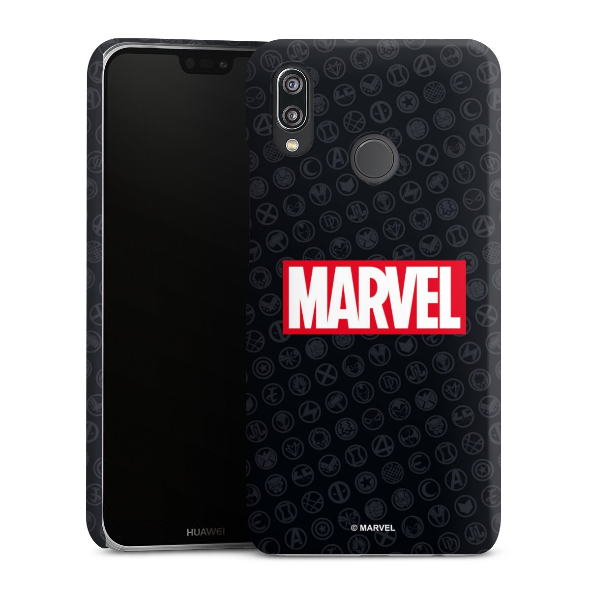 Marvel Logo Black Red 