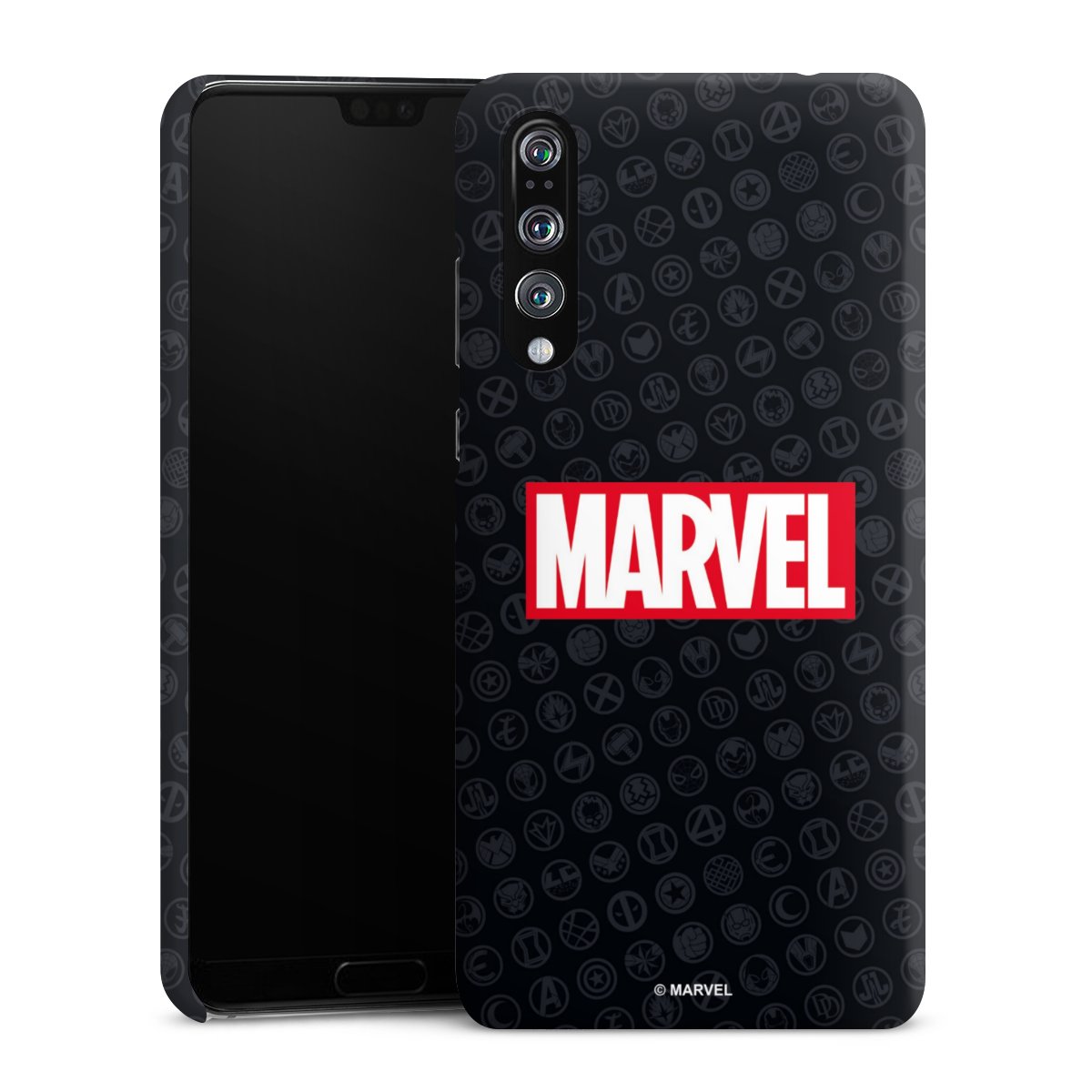 Marvel Logo Black Red 