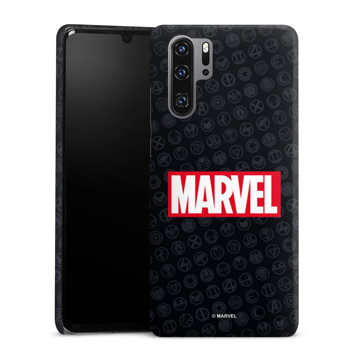 Marvel Logo Black Red 