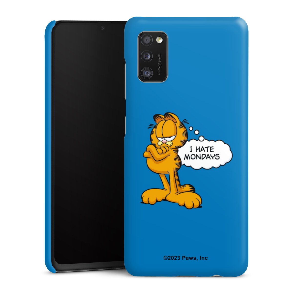 Garfield Ik haat maandagen blauw