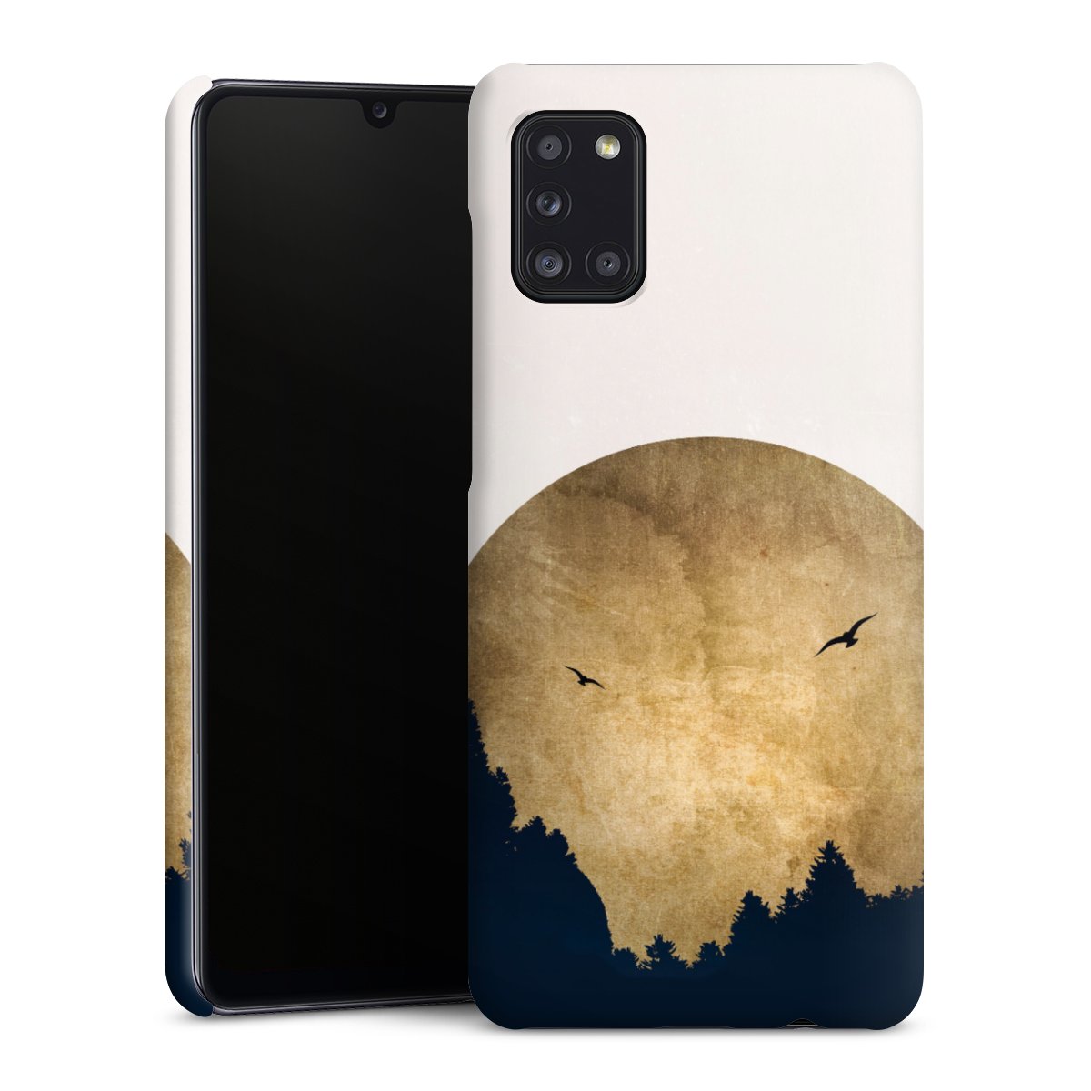 Twee vogels en de maan