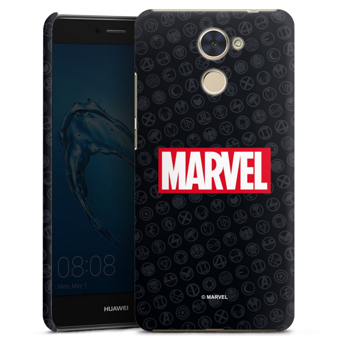 Marvel Logo Black Red 