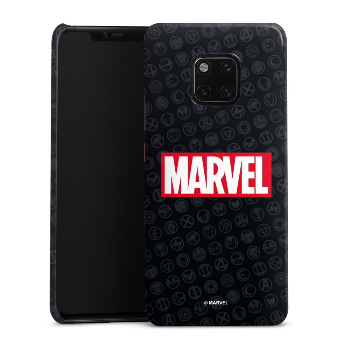 Marvel Logo Black Red 