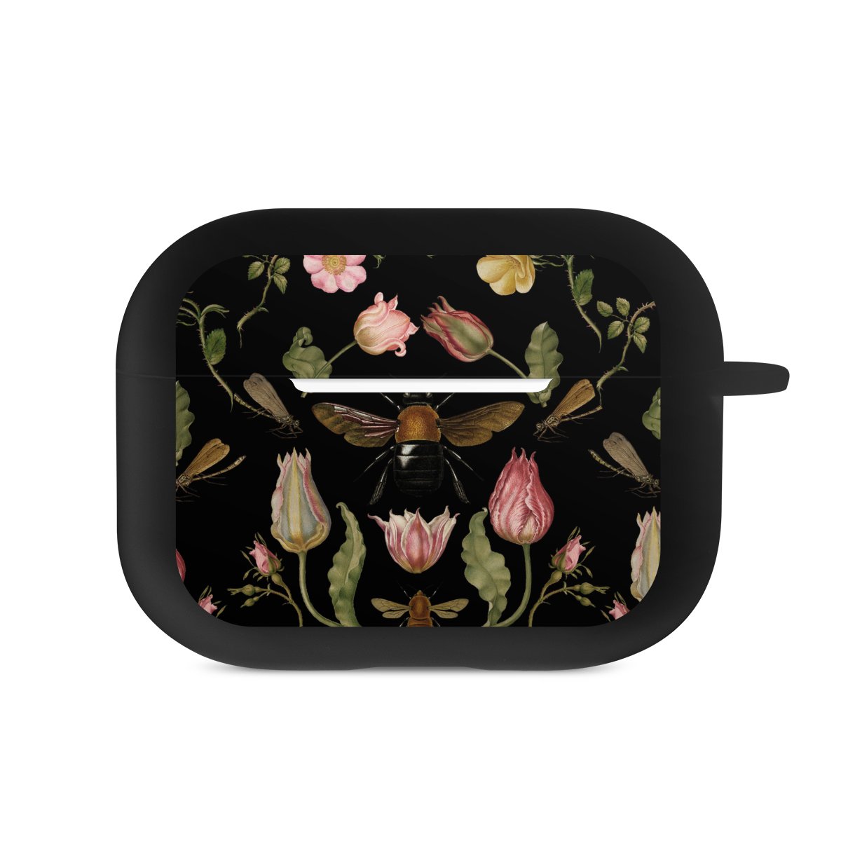 Wildblumen und Biene Schwarz