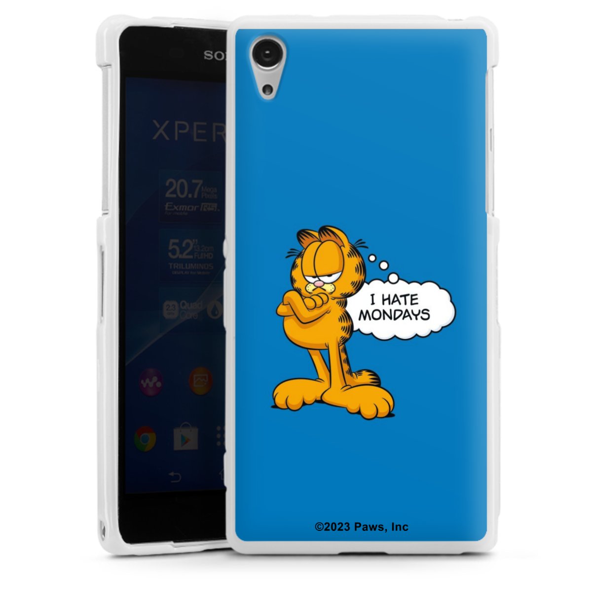 Garfield Ik haat maandagen blauw