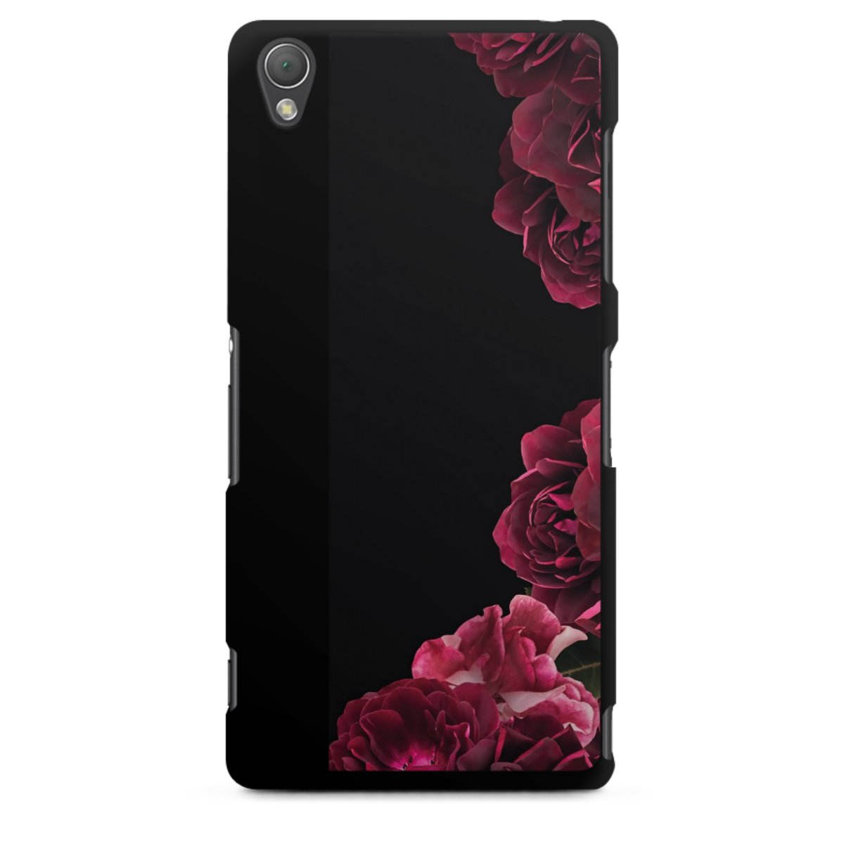 Rose vintage su nero