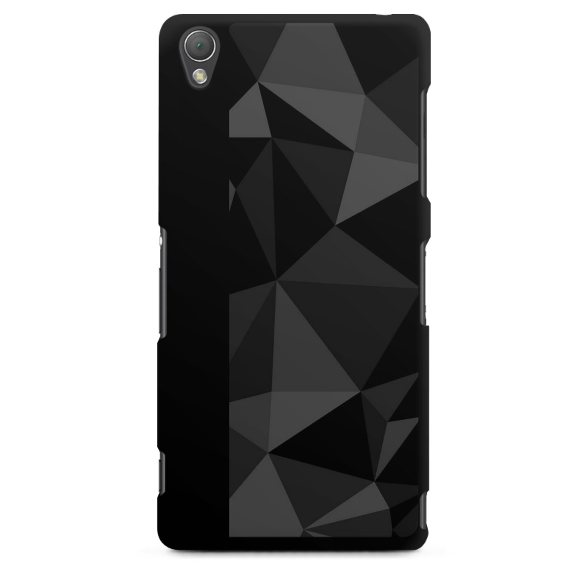 Motif Polygone Noir