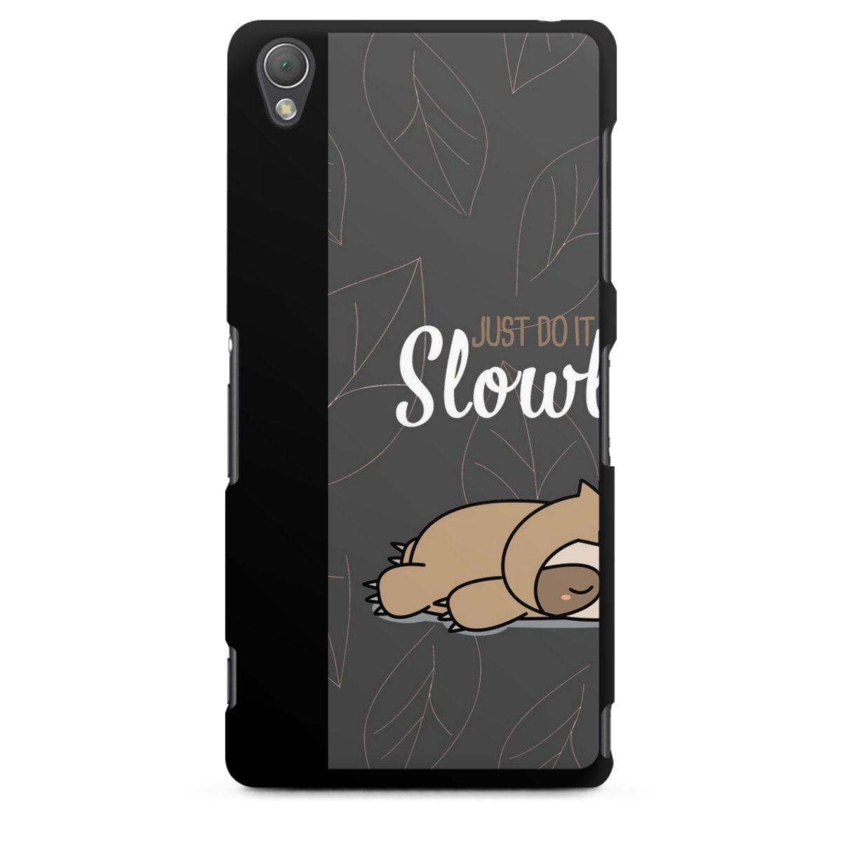 Just Do It Slowly Sloth Grey