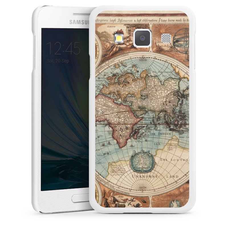 Mappa del mondo vintage
