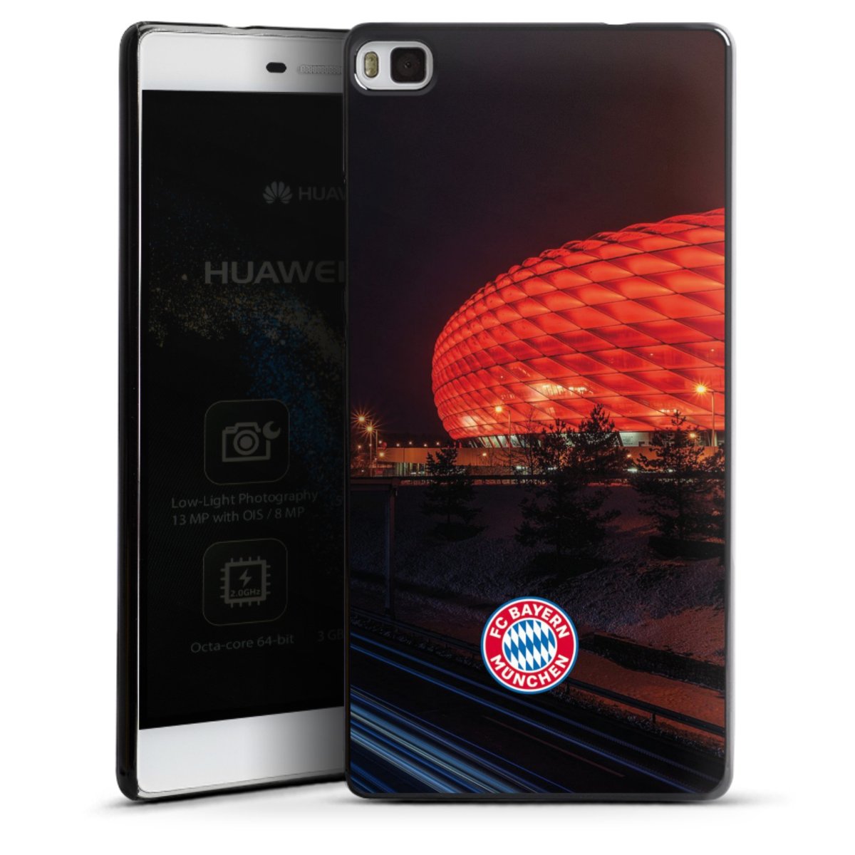 Allianz Arena bei Nacht FCB