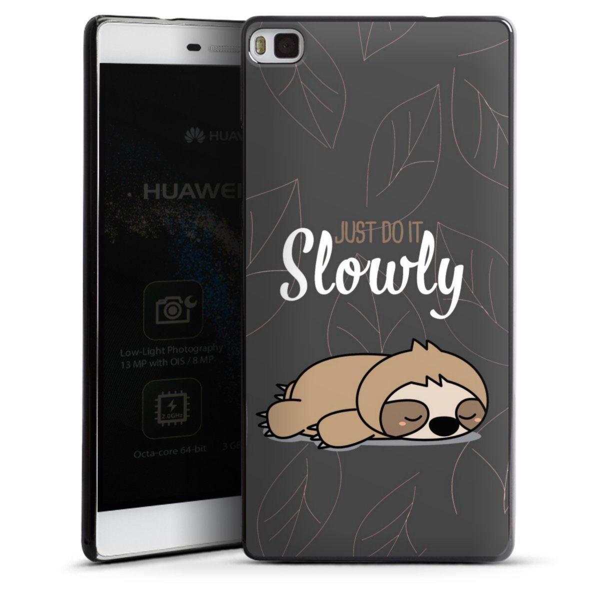 Just Do It Slowly Sloth Grey