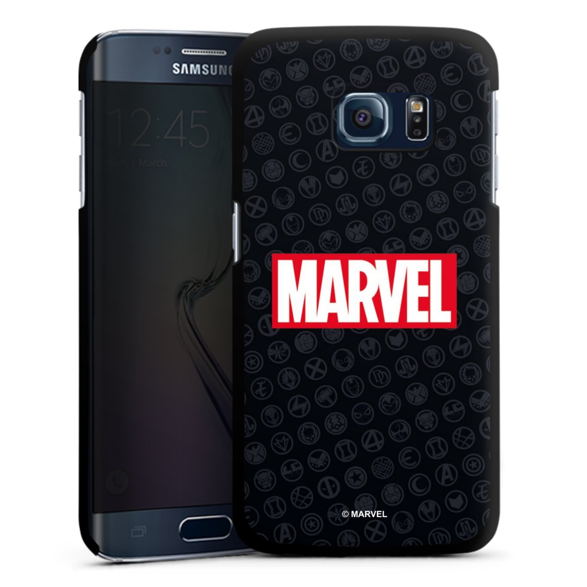 Marvel Logo Black Red 