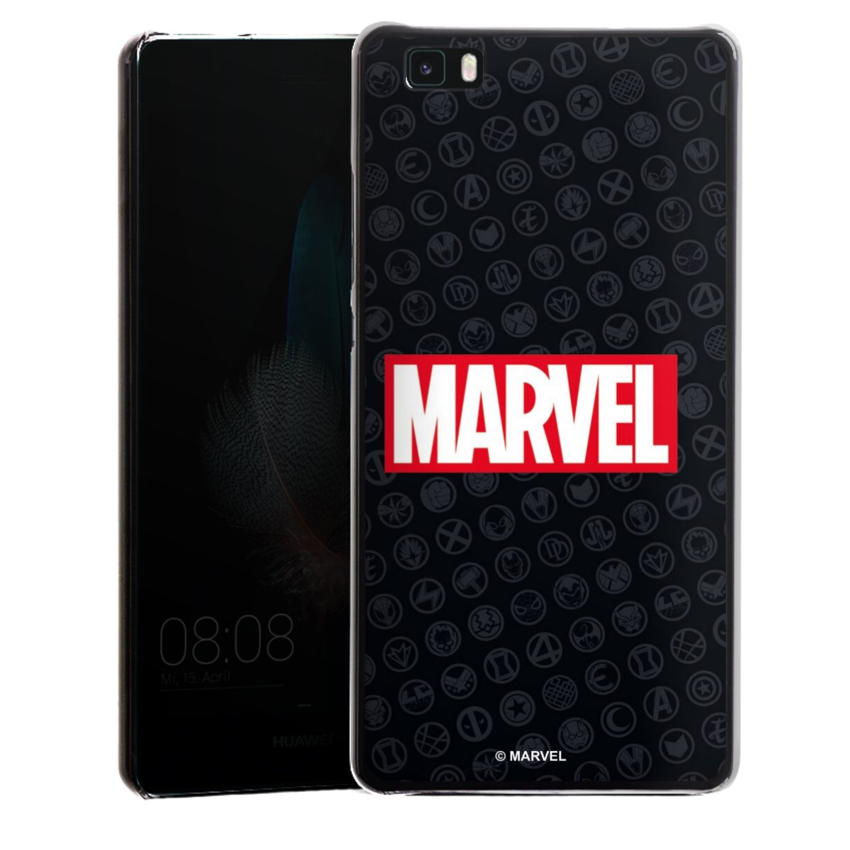 Marvel Logo Black Red 