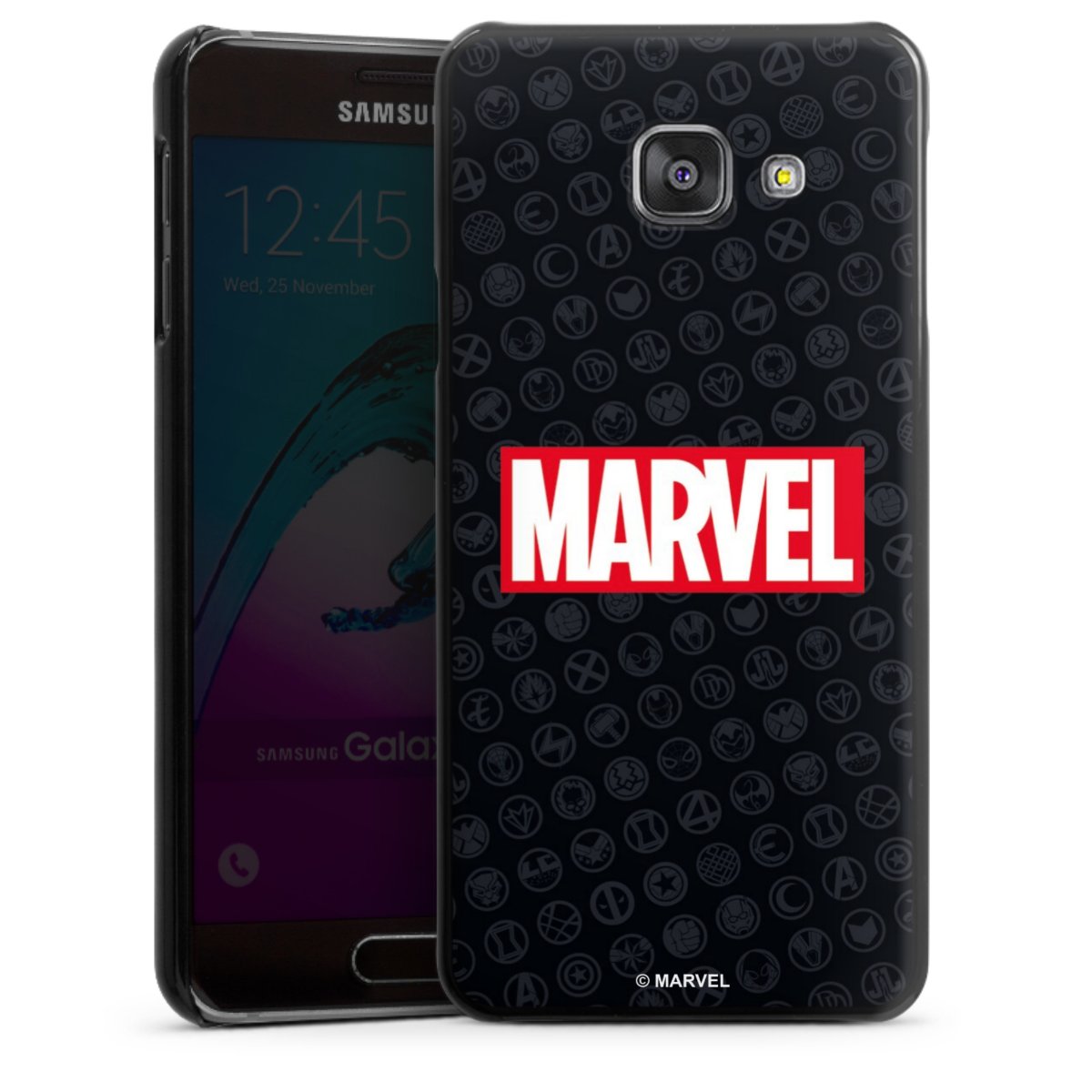 Marvel Logo Black Red 