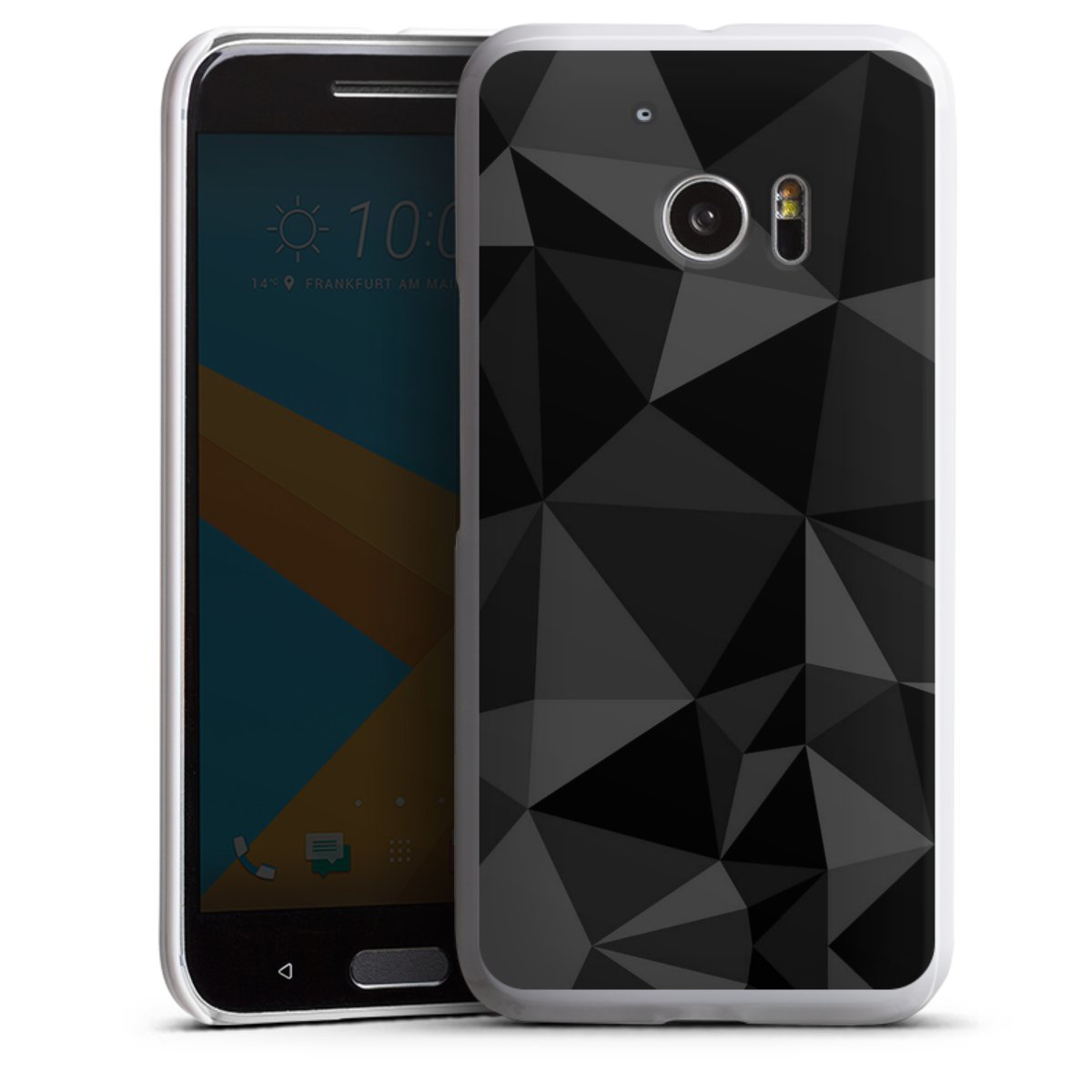 Motif Polygone Noir