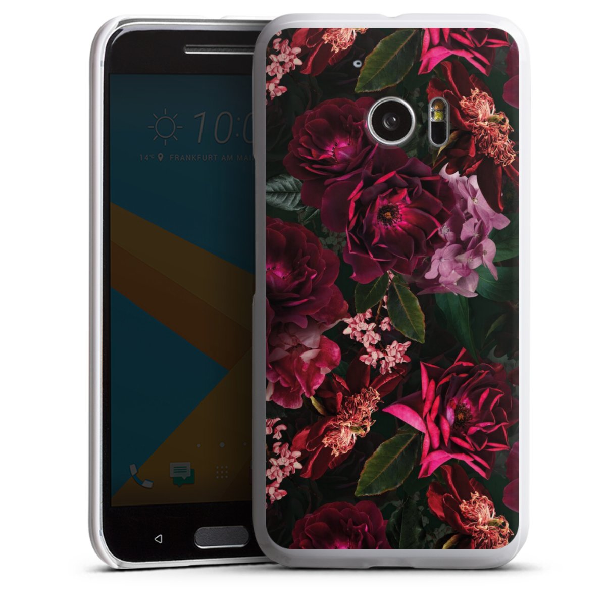 Fiori rosso scuro e rosa