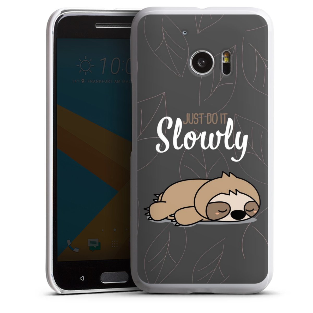 Just Do It Slowly Sloth Grey