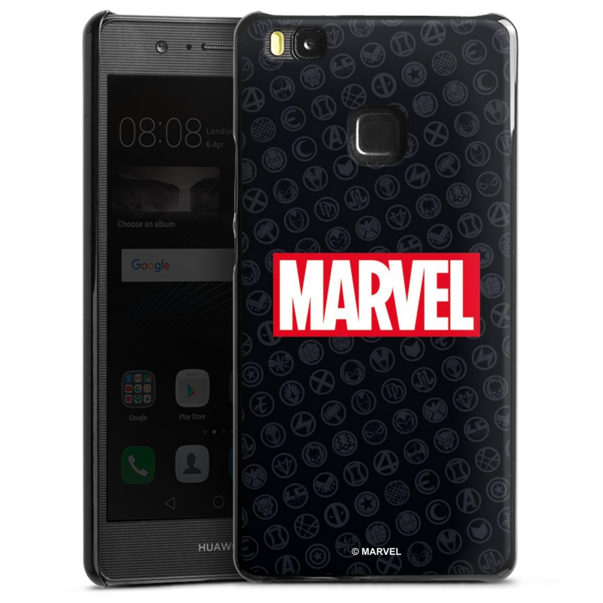 Marvel Logo Black Red 