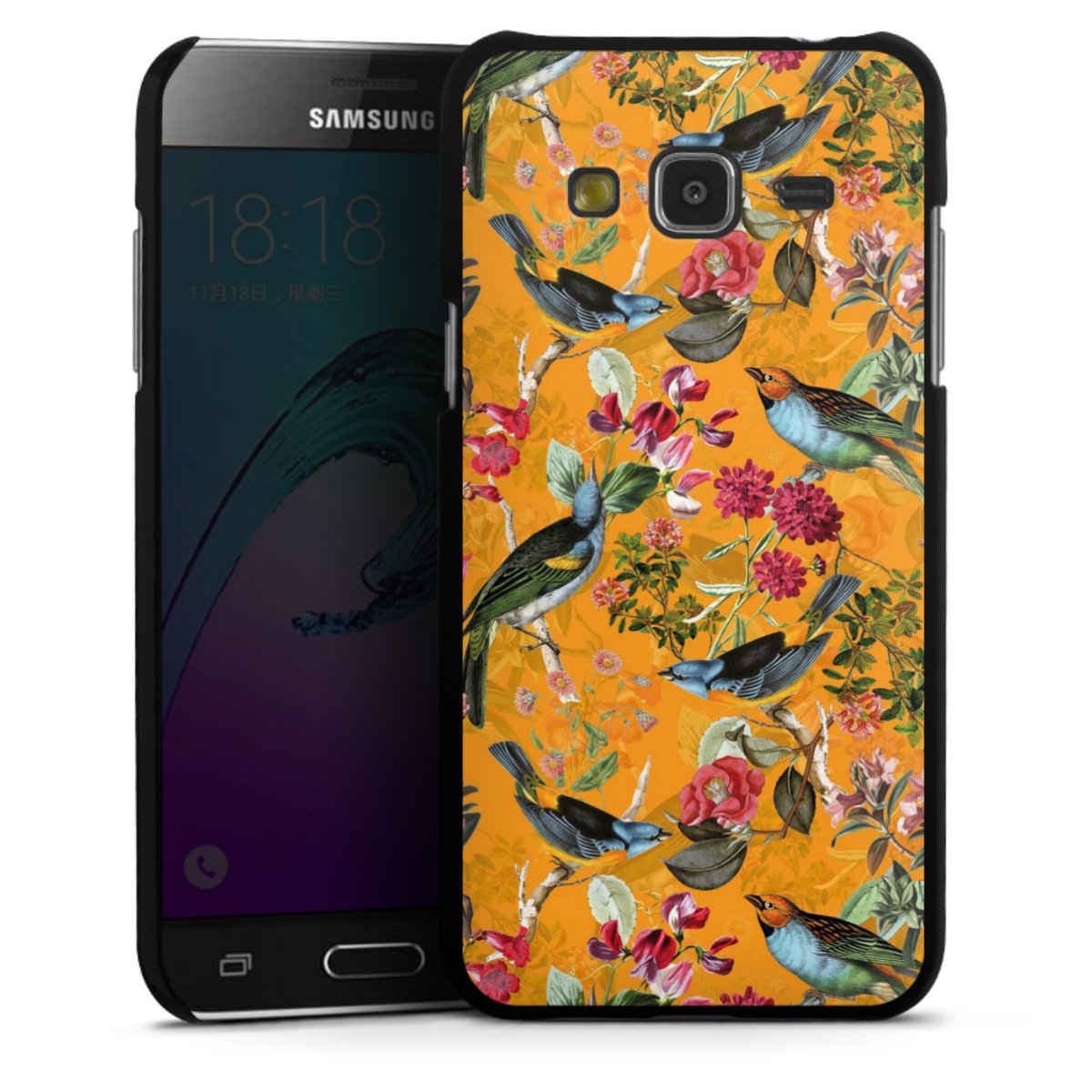 Vogels Bloemen Behang