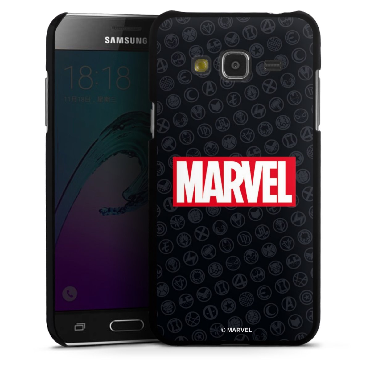 Marvel Logo Black Red 
