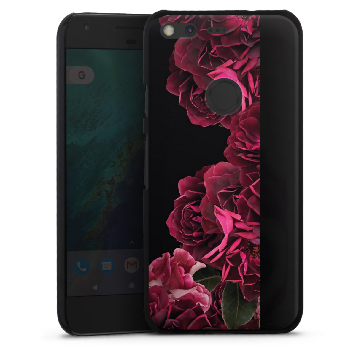 Rose vintage su nero