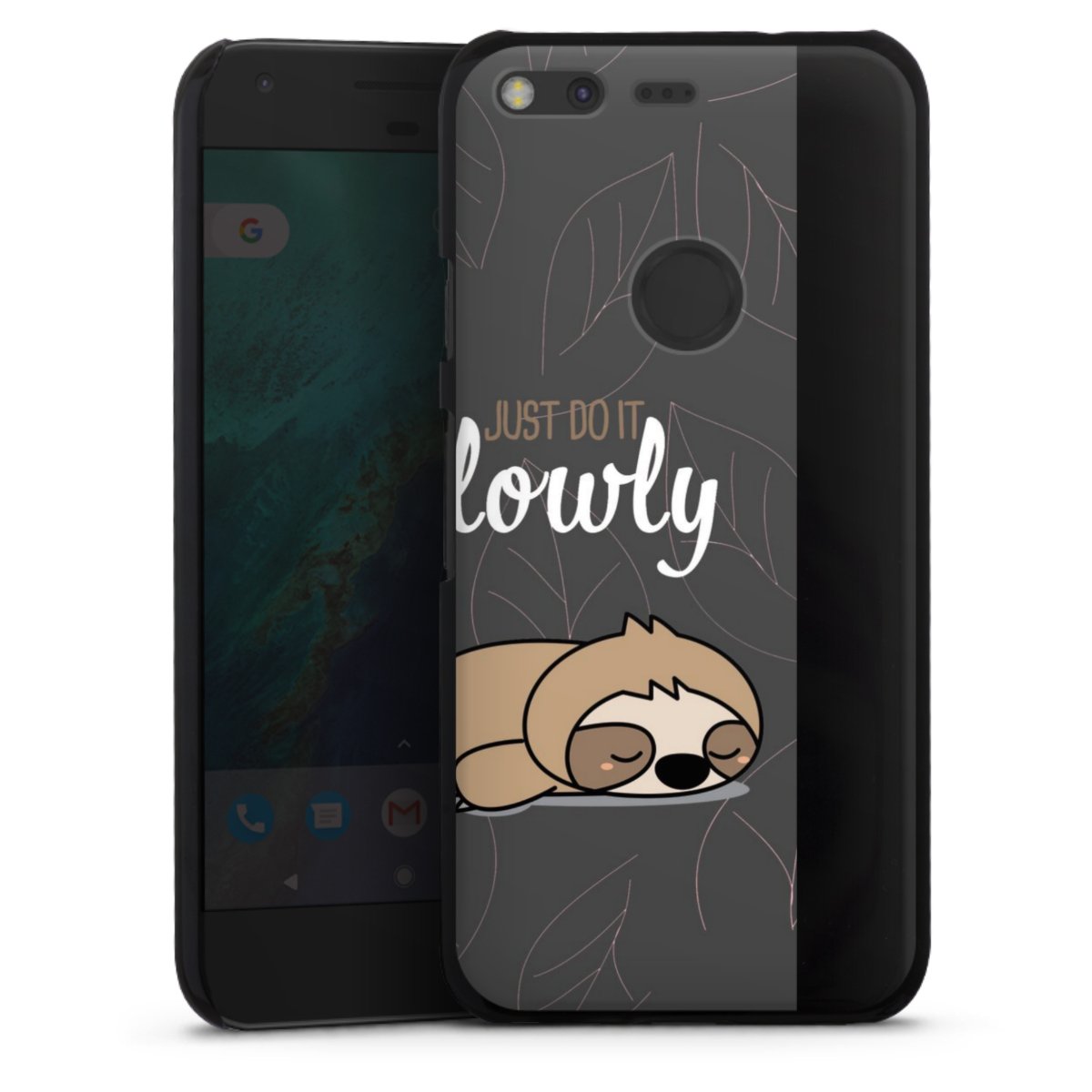 Just Do It Slowly Sloth Grey
