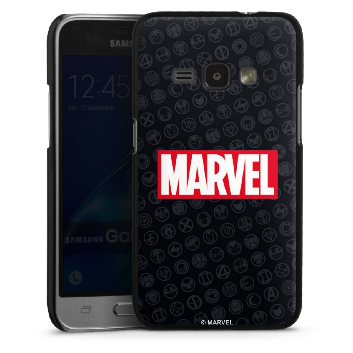Marvel Logo Black Red 