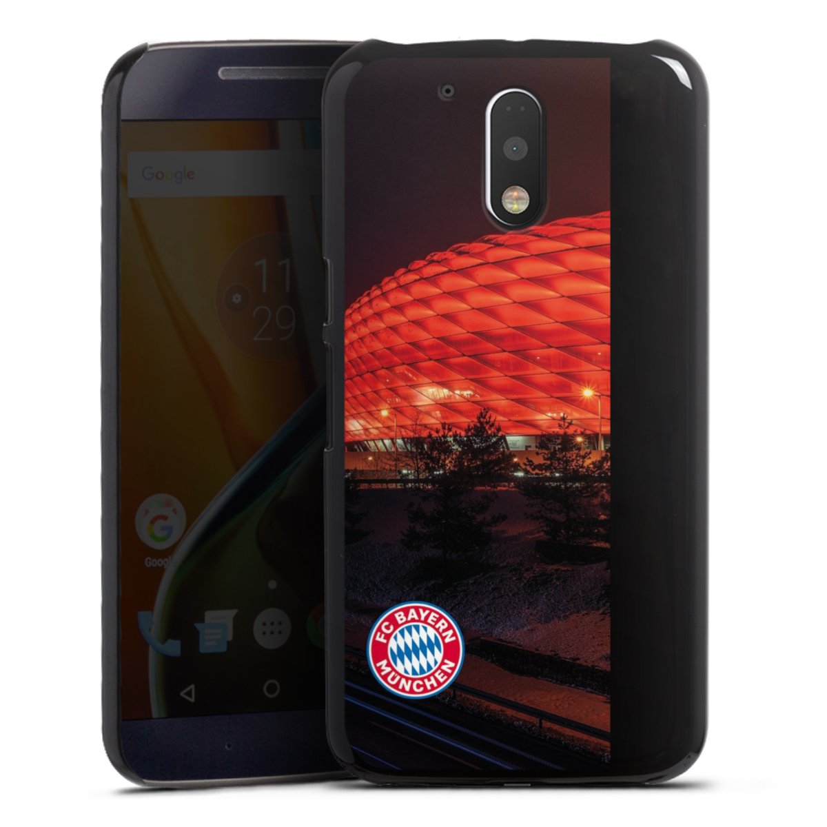 Allianz Arena bei Nacht FCB