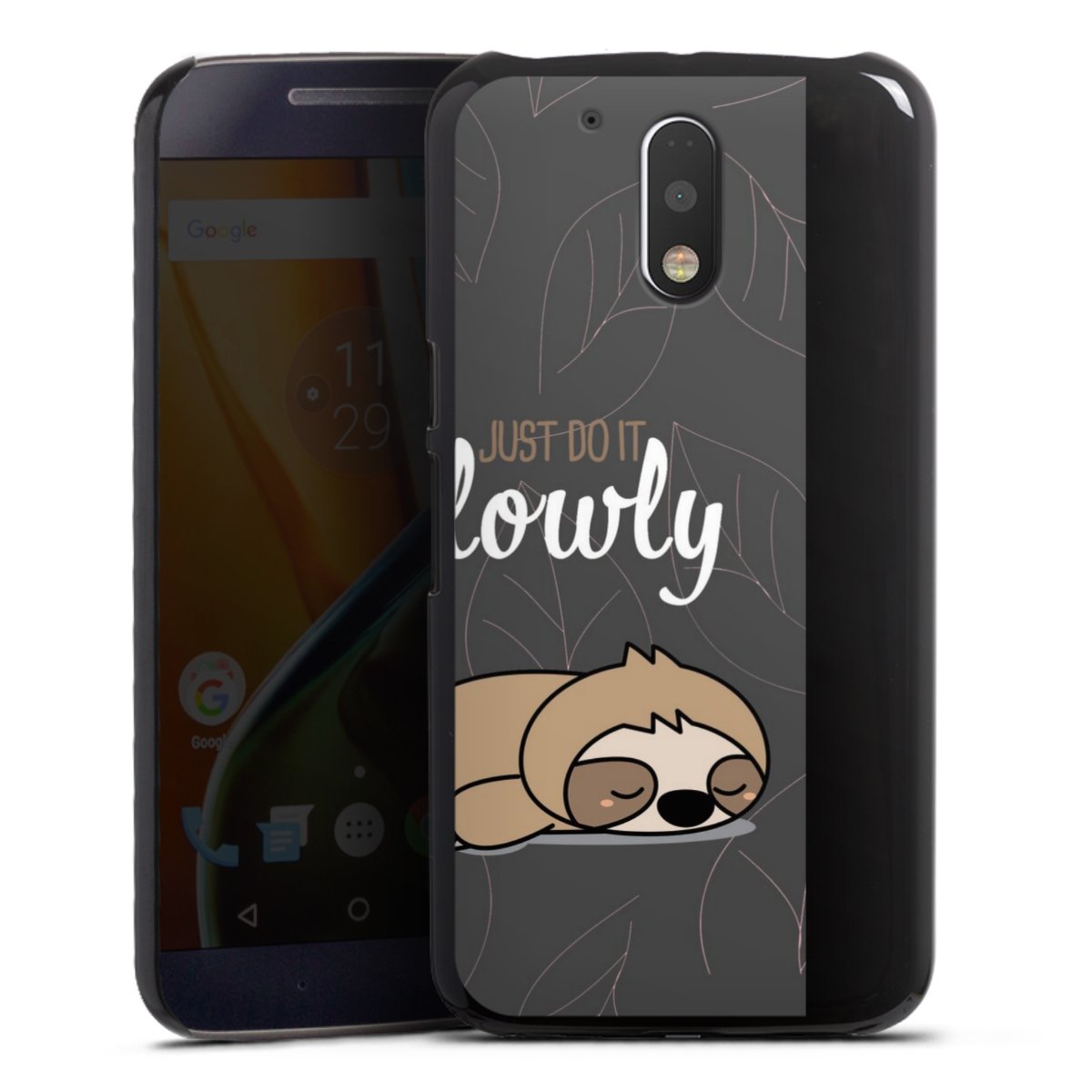 Just Do It Slowly Sloth Grey