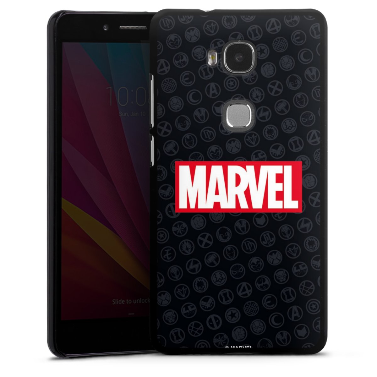 Marvel Logo Black Red 