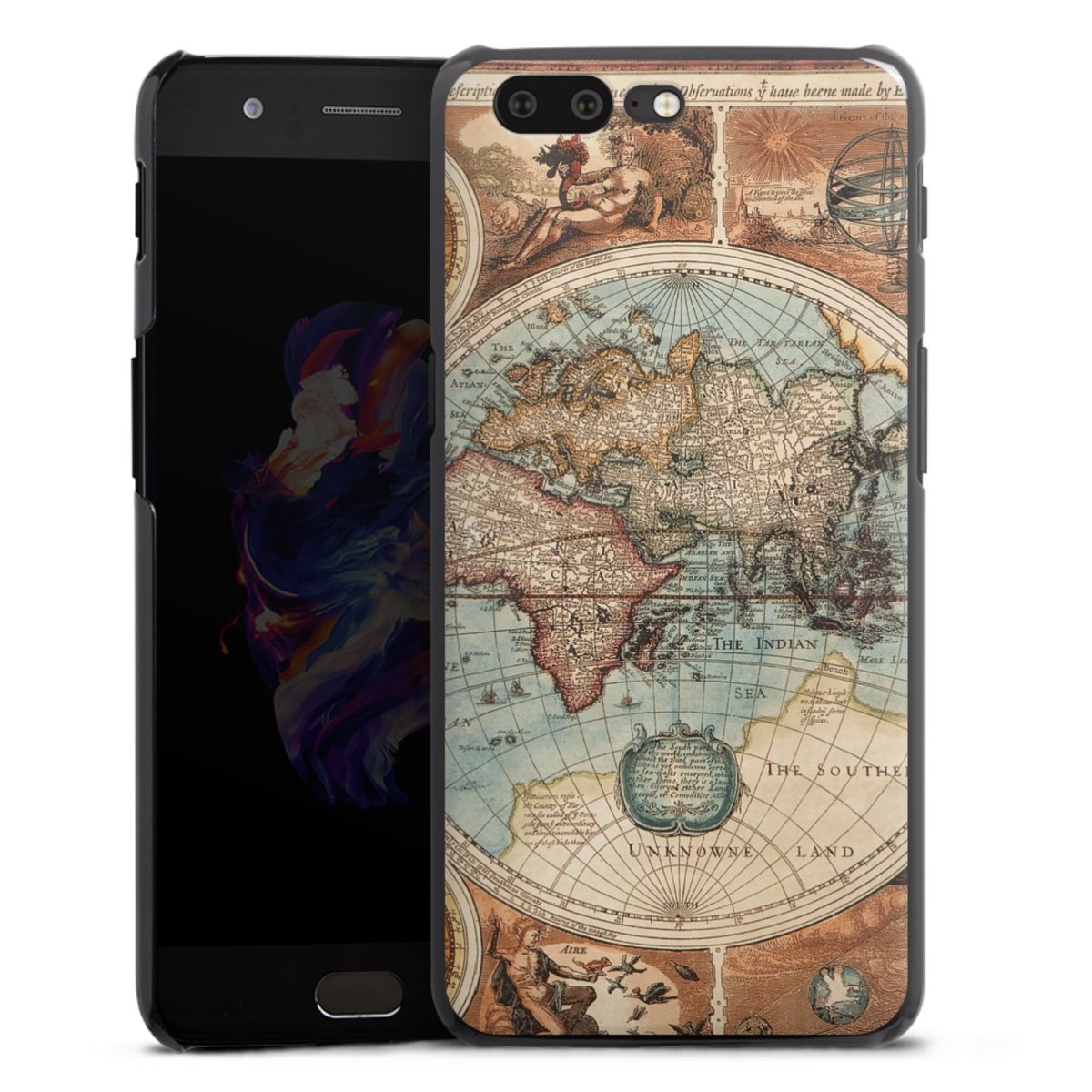 Mappa del mondo vintage