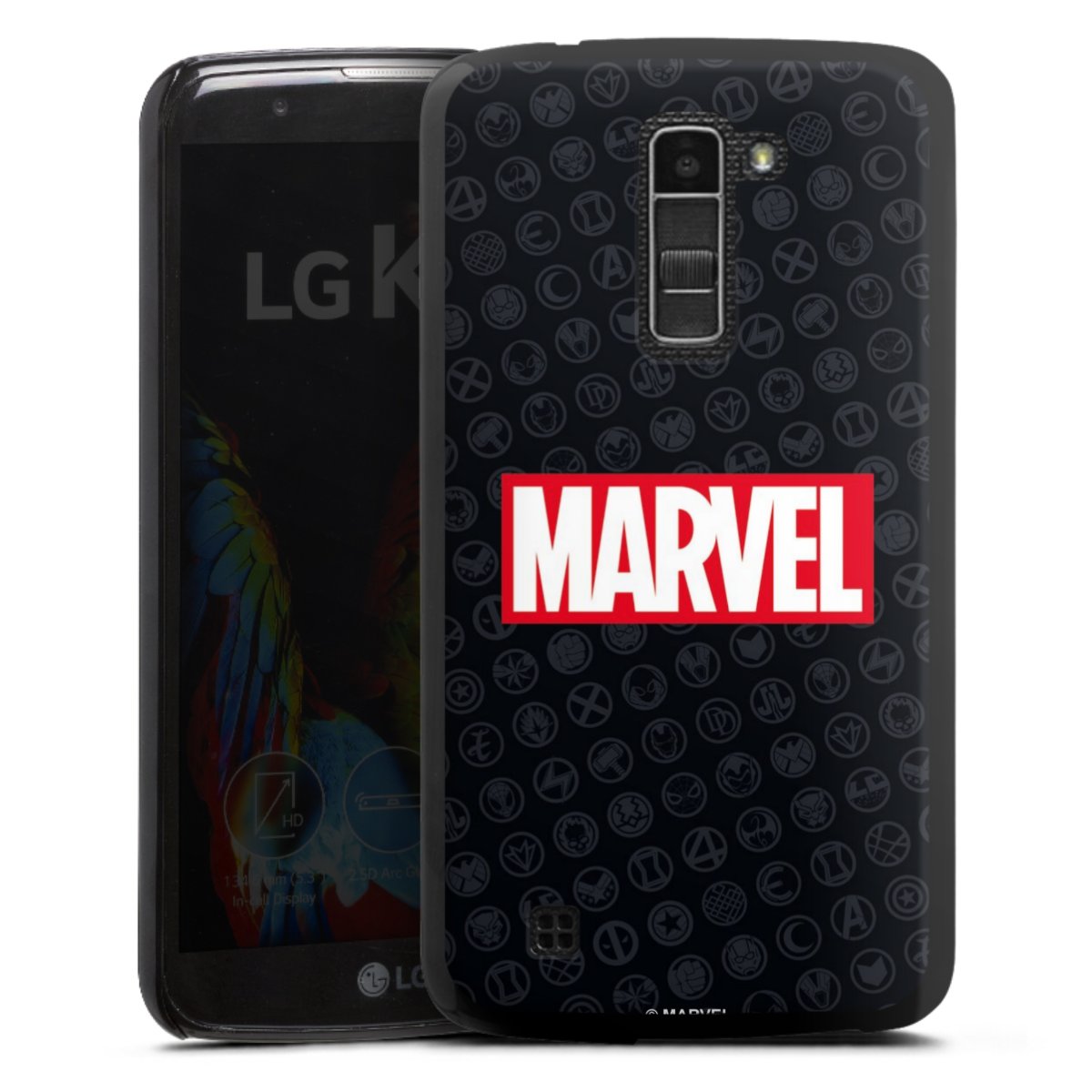 Marvel Logo Black Red 