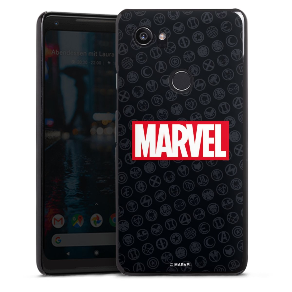 Marvel Logo Black Red 