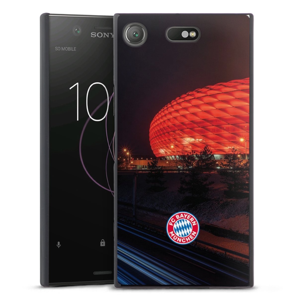 Allianz Arena bei Nacht FCB