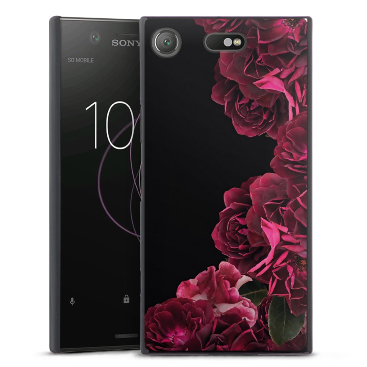 Rose vintage su nero